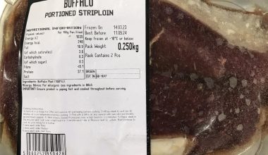 Buffalo striploin
